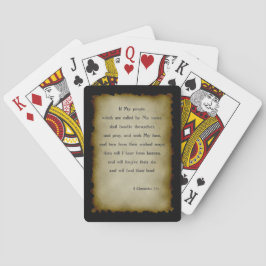 2 Chroniken 7:14 Spielkarten