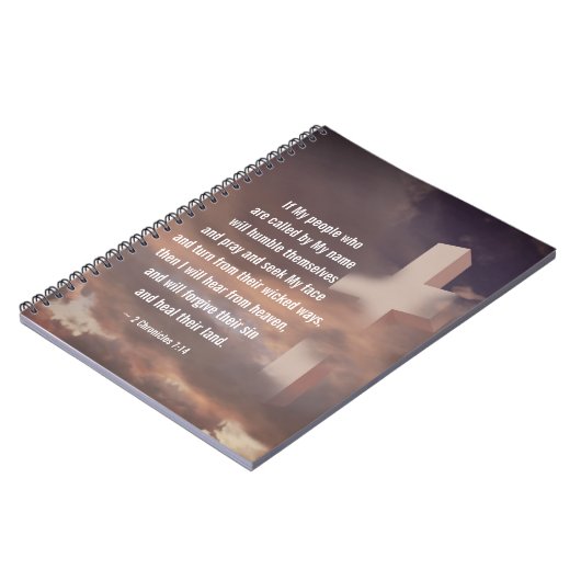 2 Chroniken 7:14 Wenn mein Volk beten wird Notizblock (Linke Seite)