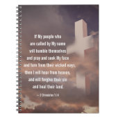 2 Chroniken 7:14 Wenn mein Volk beten wird Notizblock (Vorderseite)