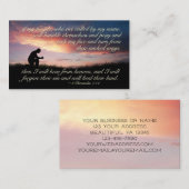 2 Chroniken 7:14 Wenn mein Volk betet, Bibel Verse Visitenkarte (Vorne/Hinten)