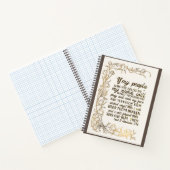 2 Chroniken 7:14, wenn mein Volk betet Notizblock (Innenseite)