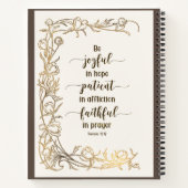 2 Chroniken 7:14, wenn mein Volk betet Notizblock (Rückseite)