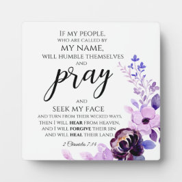 2 Chroniken 7:14 Wenn mein Volk Christlich betet Fotoplatte