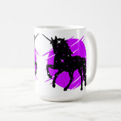 2 Color Unicorn 4 Kaffeetasse (VorderseiteRechts)