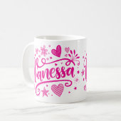 2 Color Vanessa 1 Kaffeetasse (Vorderseite Links)