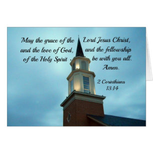 2 Cor. 13:14 Mai die Gnade des Herrn Jesus..