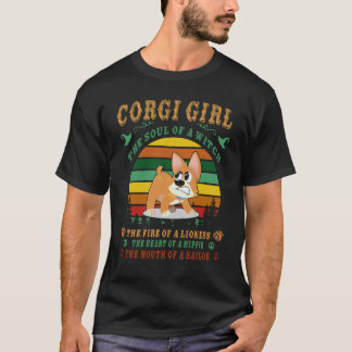 2 Corgi Die Seele einer Hexe Corgi T-Shirt