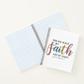 2 Corinthians 5:7 Trust Over Visible Certainty Notizblock (Innenseite)