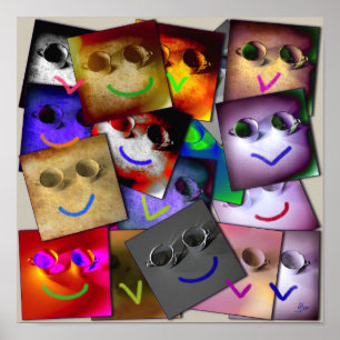 2 cups and One smile x… Poster