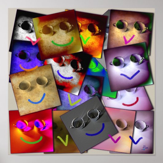 2 Cups und One Smile x... Poster (Vorne)