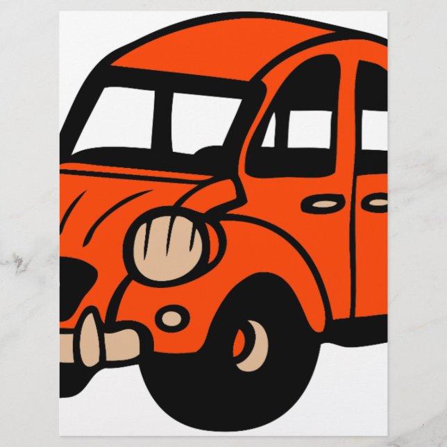 2 cv Oldtimer französisches Auto (Vorderseite)