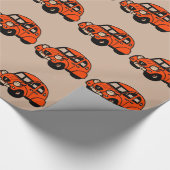 2 cv Oldtimer französisches Auto Geschenkpapier (Ecke)