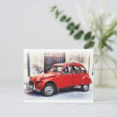 2 CV POSTKARTE (Stehend Vorderseite)