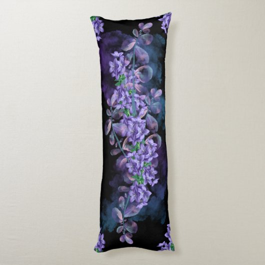 2 Designs: Lilac-Feld mit Skelett Seitenschläferkissen (Rückseite (Vertikal))