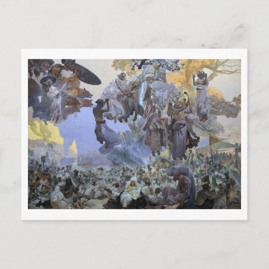 2. Die Feier von Svantovit, Mucha Postkarte (Vorderseite)