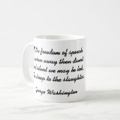#2 - Die Redefreiheit Kaffeetasse (Vorderseite Links)