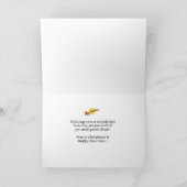 2 Doberman Pinschers vom Weihnachtsmann Feiertagskarte (Innenseite)