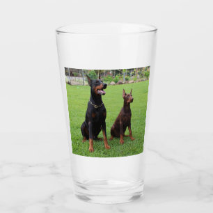 2 DOBERMANN GLAS