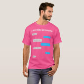 2 Doctors Messaging Funny Text Message Chat Bubble T-Shirt (Vorne ganz)