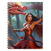 # 2 Drachen regieren Notizblock (Vorderseite)