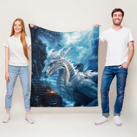 #2 Drachenwelt  Fleecedecke (Beispiel)