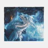 #2 Drachenwelt  Fleecedecke (Vorderseite (Horizontal))