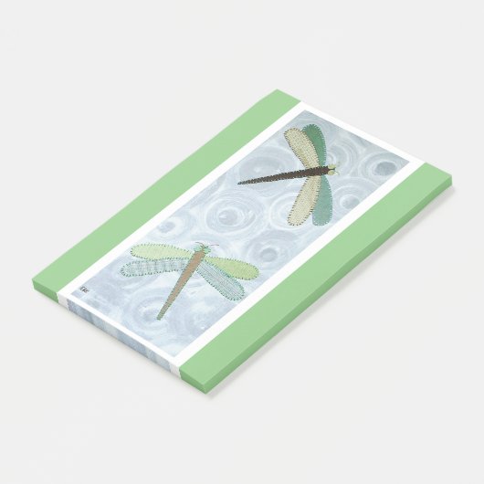 2 Dragonflies #1 Post-it Klebezettel (angewinkelt)
