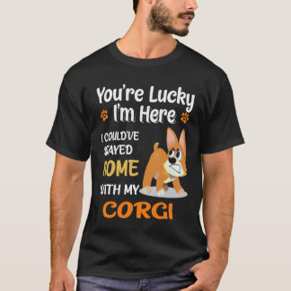 2 Du hast Glück Corgi T-Shirt