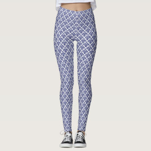 2 Ebene - Damask #2? Wht BG DIY Ptn NB Leggings