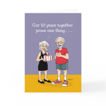 2. Ehe: 10. Jahrestag