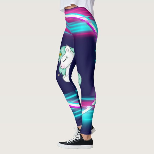 2.Einhorn-Liebe Leggings (Links)