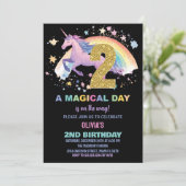 2. Einladung zum Geburtstag (Stehend Vorderseite)