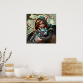 #2 Elf und Babydrache Poster (Küche)