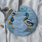 2 Enten im Gespräch Button (Beispiel)