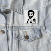 2" ER Haile Selassie I Abzeichen Button (Beispiel)