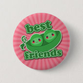 2 ERBSEN-BESTE FREUNDE BUTTON (Vorderseite)