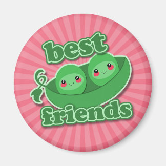 2 ERBSEN BESTE FREUNDE MAGNET