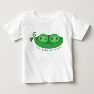 2 ERBSEN in einer SCHOTE - T-Shirt