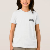 "2 EZY" Jungs Industriegaschnitter, leichter T - S Tri-Blend Shirt (Vorderseite)