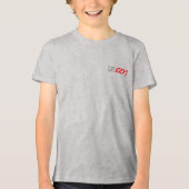 "2 EZY" Kinderlogo auf einem leichten T - Shirt ro (Vorderseite)