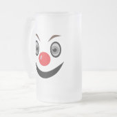 2 Face-How do you feel? Mattglas Bierglas (Vorderseite Links)