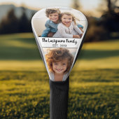 2 Familienname der FotoCollage Golf Headcover