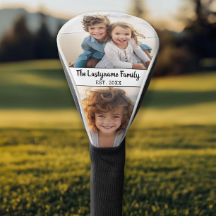 2 Familienname der FotoCollage Golf Headcover