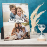 2 Familienname für FotoCollage - Horizontale Bilde Fotoplatte<br><div class="desc">Verwenden Sie bis zu zwei horizontale oder selbstständige Fotos,  um ein individuelles Geschenk zu kreieren. Wenn Sie die Bilder anpassen müssen,  klicken Sie auf das Werkzeug anpassen,  um Änderungen vorzunehmen.</div>