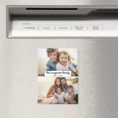 2 Familienname für FotoCollage - Horizontale Bilde Magnet (In Situ (Geschirrspüler))