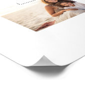 2 Familienname für FotoCollage - Horizontale Bilde Poster (Ecke)