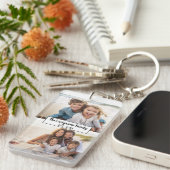 2 Familienname für FotoCollage - Horizontale Bilde Schlüsselanhänger (Vorderseite rechts)