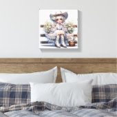 #2 Fantasy-Cowgirl Leinwanddruck (Insitu (Schlafzimmer))