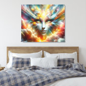 #2 Fantasy Welt Leinwanddruck (Insitu (Schlafzimmer))