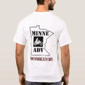 2 Farbe Microfaser Langschläfe T-Shirt (Rückseite)